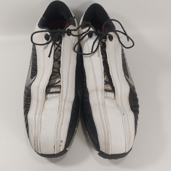 Nike Zoom Black White Spiked Mens Golf Shoes, 9.5 - Picture 3 of 12